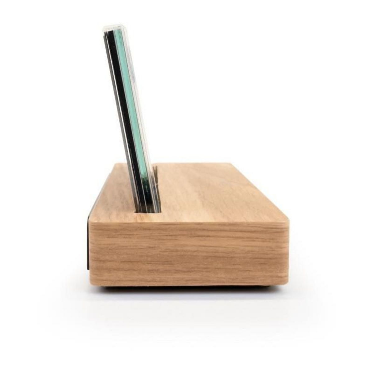 THOMSON Réveil station météo - THOMSON - Bois clair - Affichage température, Hygrométrie, Double alarme, USB-C, Sonde sans fil