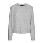 Pieces Pull  Femme Pieces Olla. Coloris disponibles : Gris