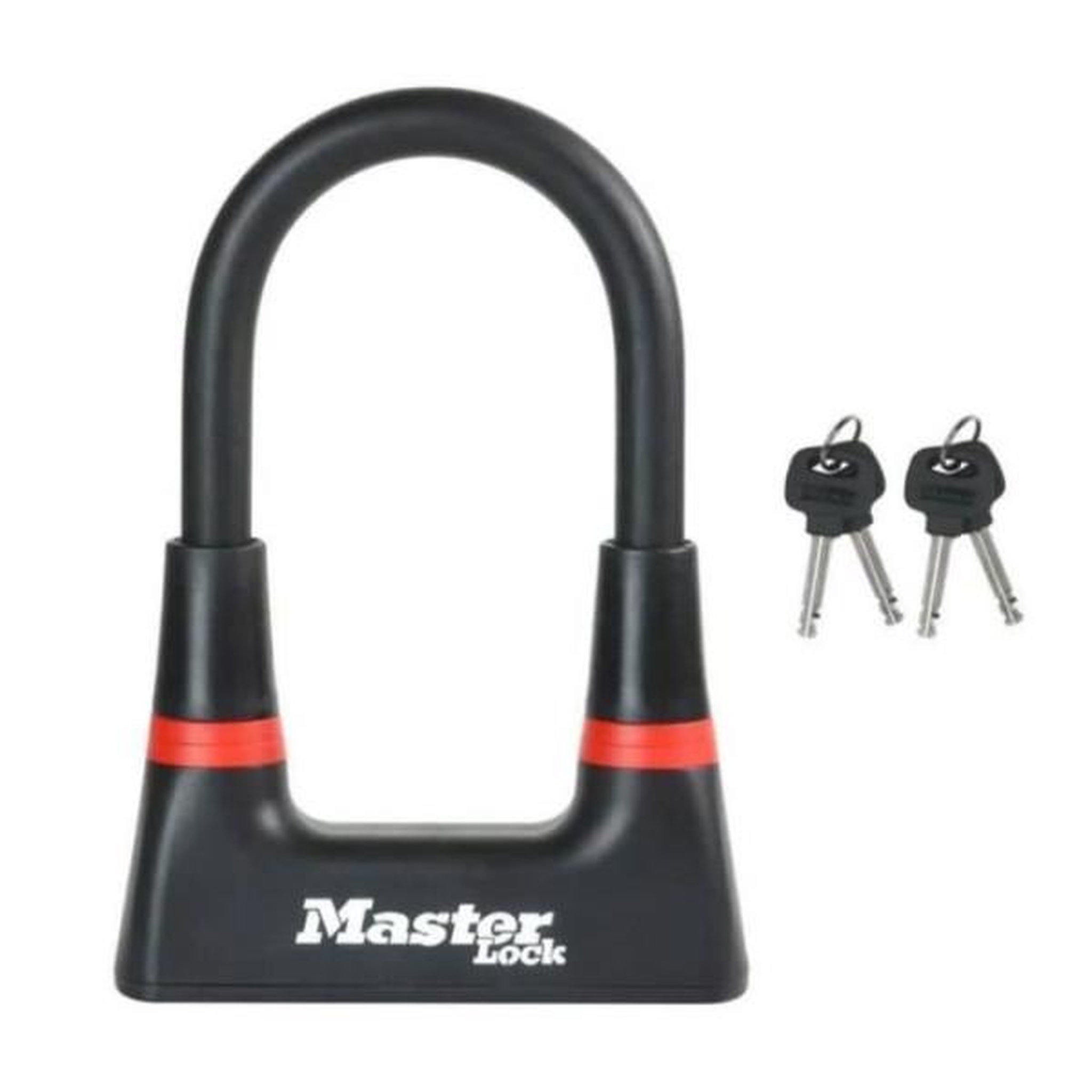 Master lock Antivol en U MASTER LOCK - Mini U - Acier cémenté - Protection contre crochetage - Vélo loisir