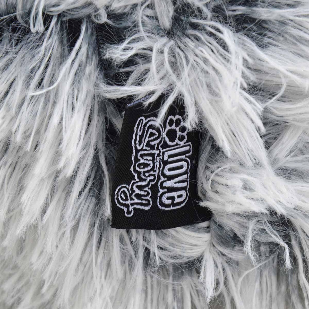 Paris Prix Coussin pour Chien & Chat  Fluffy  100cm Blanc Chiné