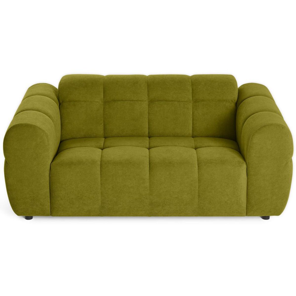 LISA DESIGN Ray - canapé droit 2 places en tissu texturé