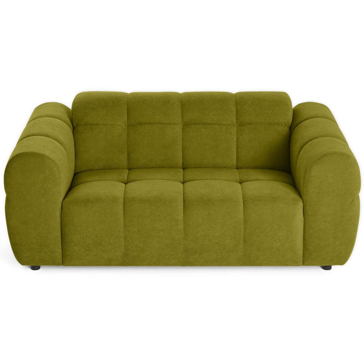 LISA DESIGN Ray - canapé droit 2 places en tissu texturé