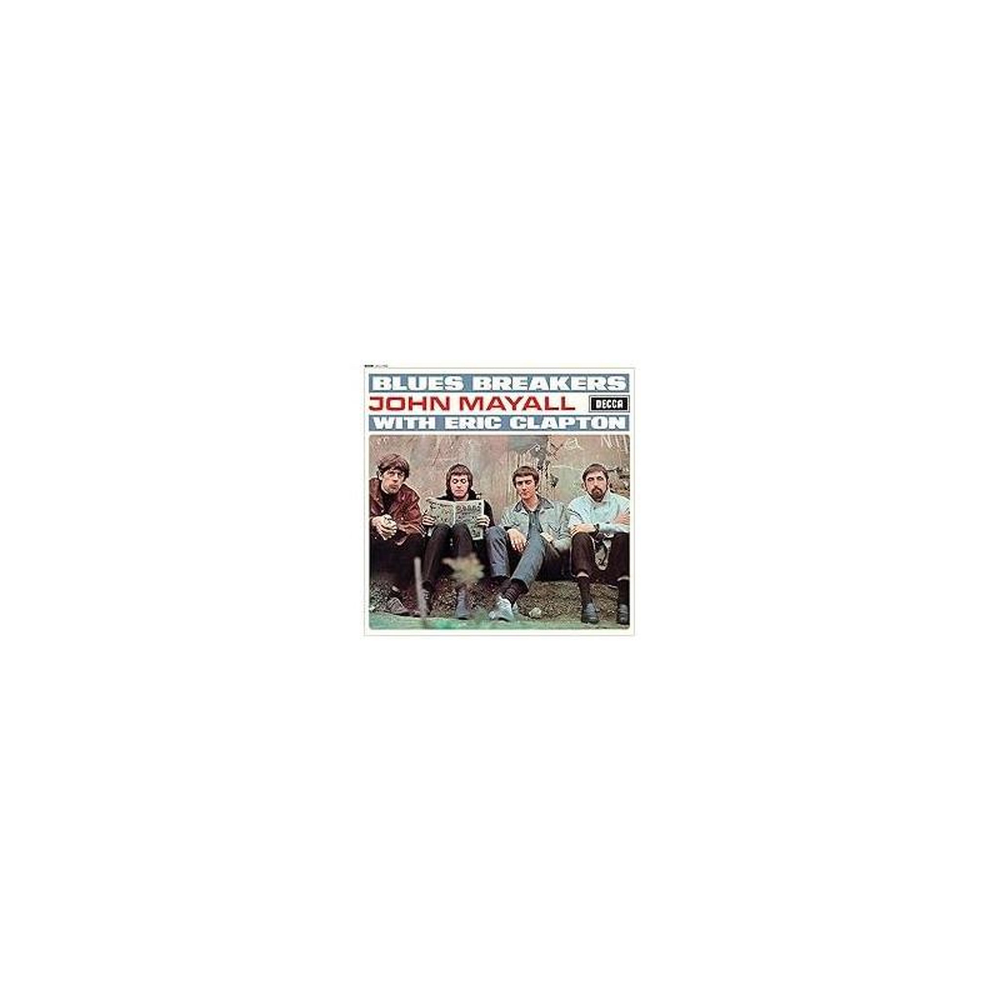 Cd album blues breakers – jaquette avec photo de groupe en extérieur