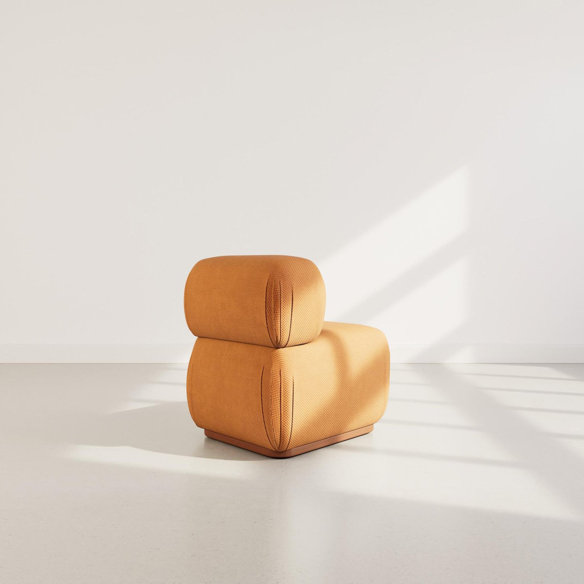 LISA DESIGN Penelope - module d'assise en velours texturé