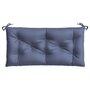 Voir la diapositive 2 : VIDAXL Coussin de banc de jardin bleu marine 100x50x7 cm tissu oxford