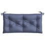 Voir la diapositive 2 : VIDAXL Coussin de banc de jardin bleu marine 100x50x7 cm tissu oxford