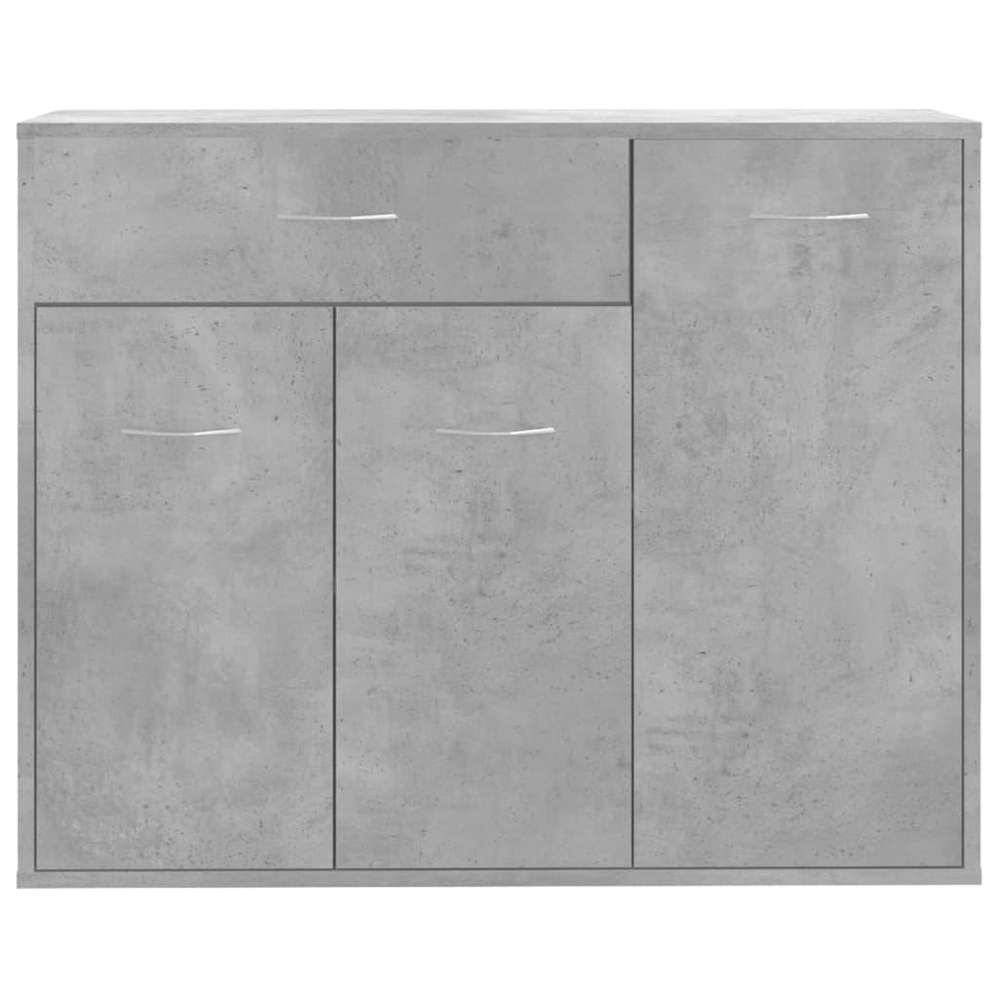 Voir la diapositive 5 : VIDAXL Buffet Gris beton 88x30x70 cm Bois d'ingenierie