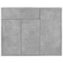 Voir la diapositive 5 : VIDAXL Buffet Gris beton 88x30x70 cm Bois d'ingenierie