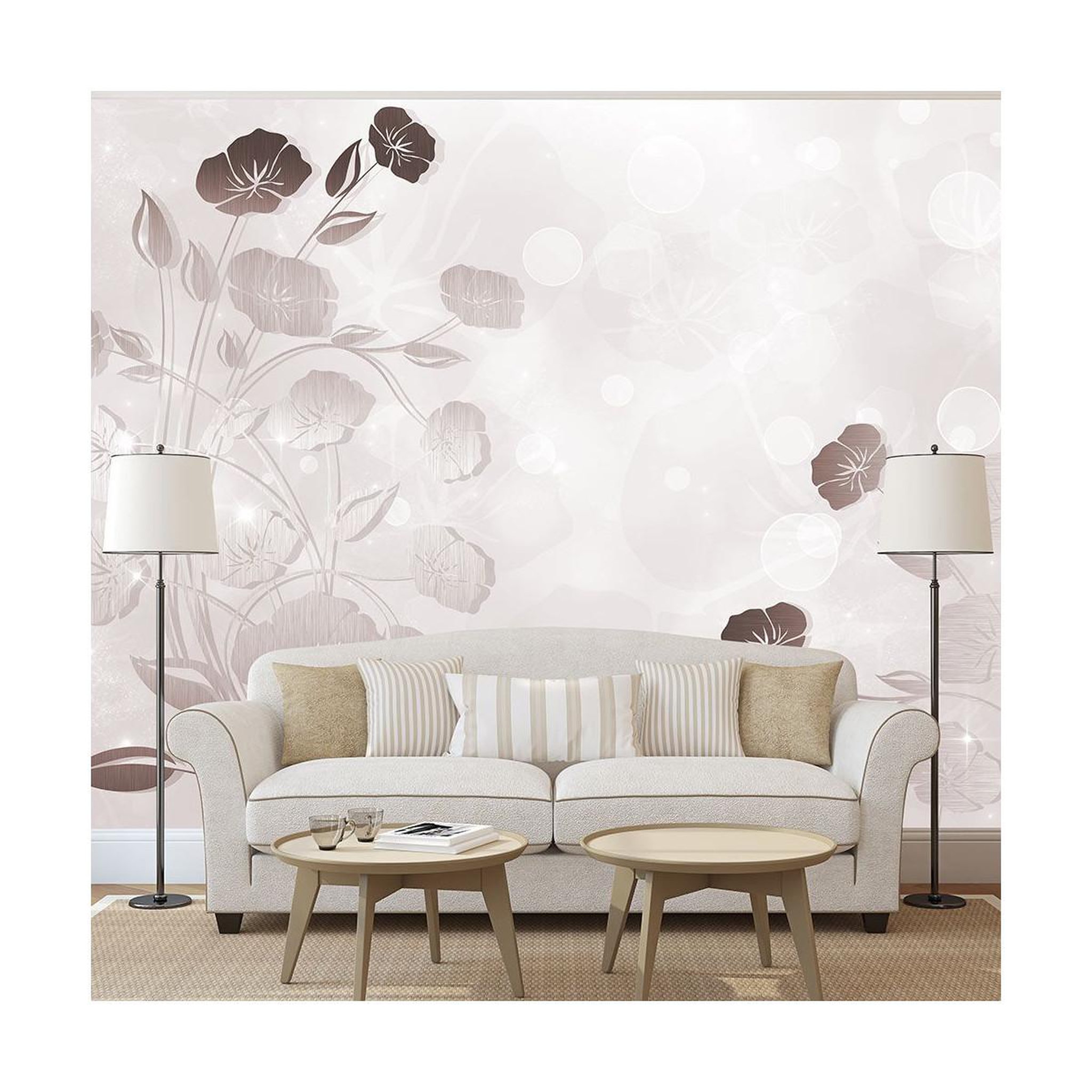 Voir la diapositive 1 : Paris Prix Papier Peint  Gentleness of Flowers