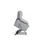 Voir la diapositive 9 : Fauteuil relax éléctrique avec releveur HELENA 1 place tissu gris clair