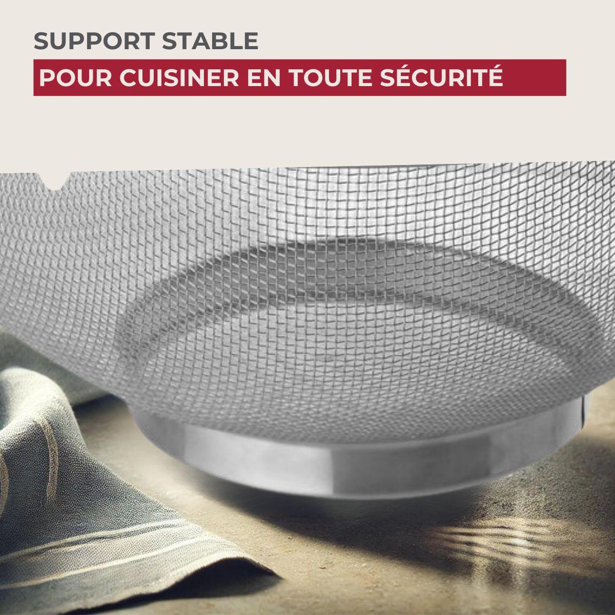 Voir la diapositive 5 : Fackelmann Passoire tamis 26 cm fackelmann