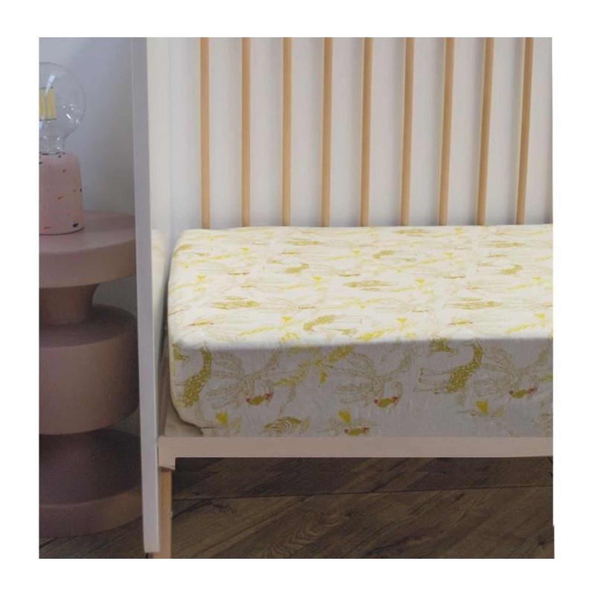DOMIVA Drap housse jersey - DOMIVA - Honey Moon - 70 x 140 cm - Coton extensible - oeKO-TEX