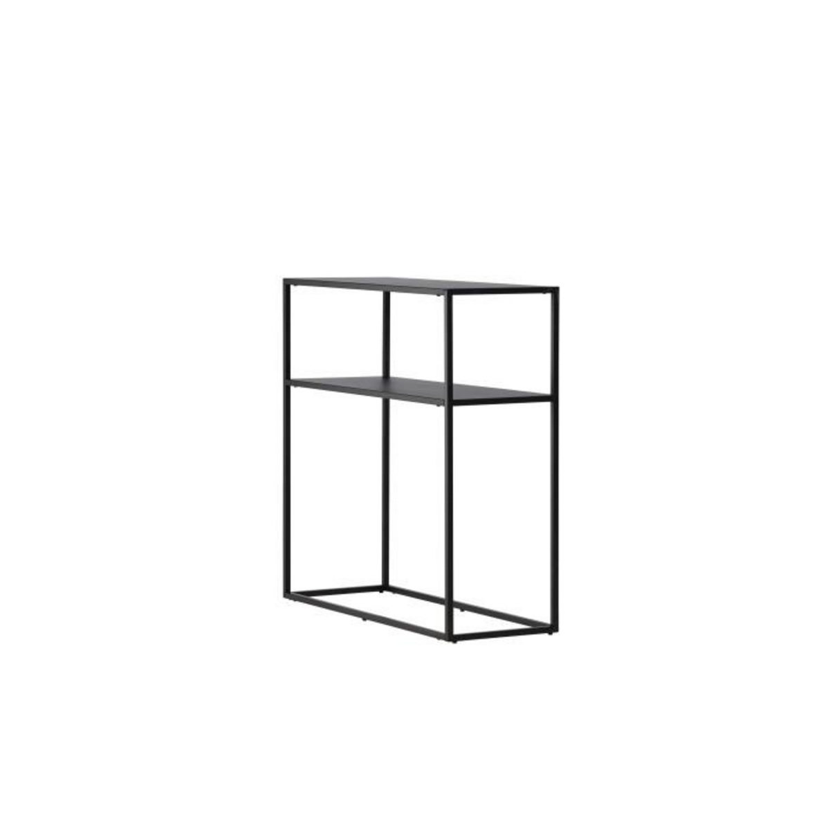 Paris Prix Console Design en Métal  Georgetown  80cm Noir