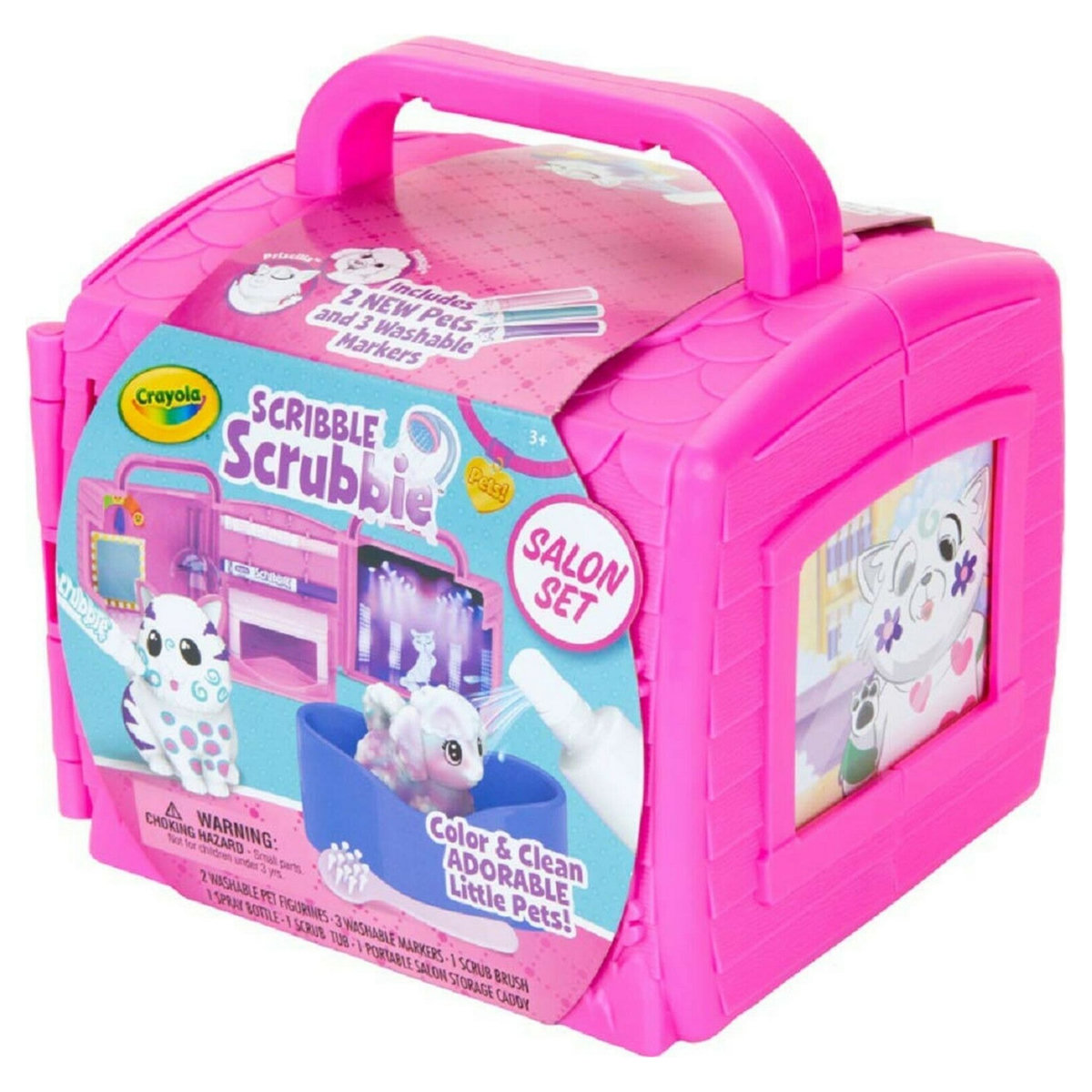 CRAYOLA Washimals - Salon de beauté - Mes animaux à colorier