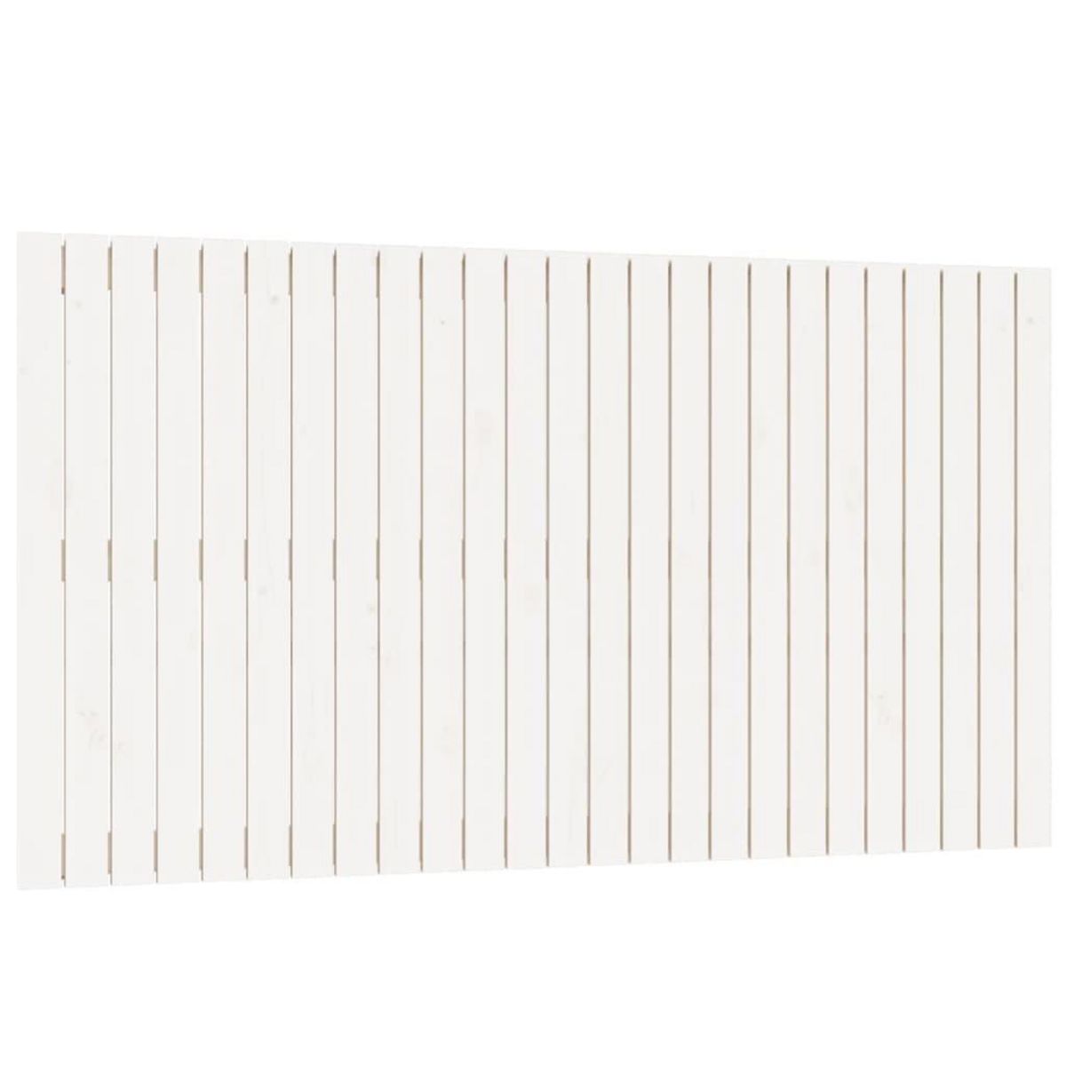 VIDAXL Tete de lit murale Blanc 159,5x3x90 cm Bois massif de pin