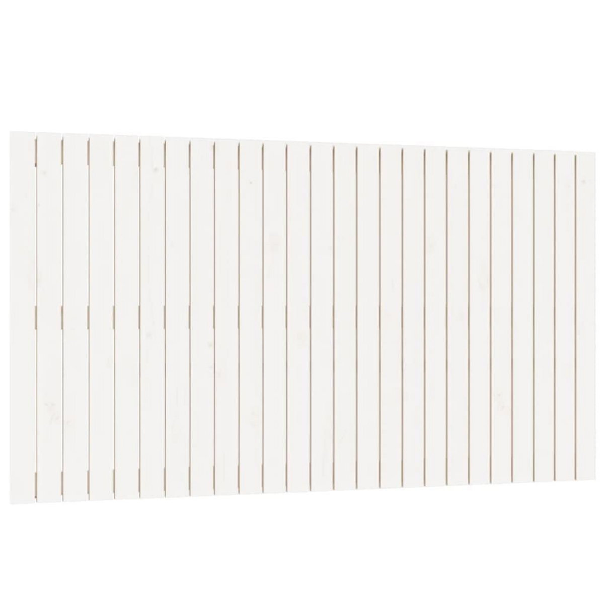 VIDAXL Tete de lit murale Blanc 159,5x3x90 cm Bois massif de pin