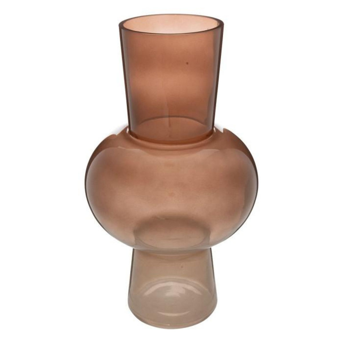 ATMOSPHERA Vase Design  Cloudy  40cm Ambre