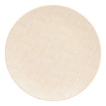 SECRET DE GOURMET Lot de 6 Assiettes Plates  Laetitia  25cm Crème
