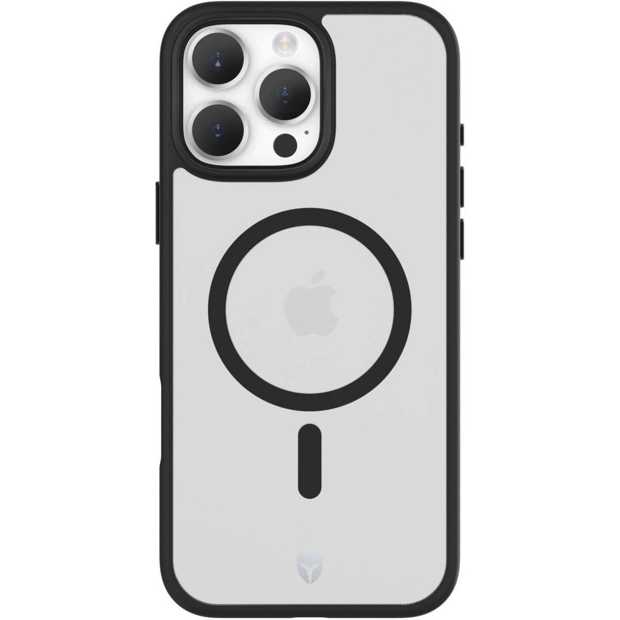 Voir la diapositive 2 : FORCE CASE Coque iPhone 16 Pro Max Air Frost MagSafe Noir