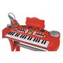 Voir la diapositive 2 : One Two Fun Clavier + tabouret + micro rouge 