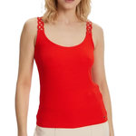 MORGAN Débardeur Rouge Femme Morgan DOUBI. Coloris disponibles : Rouge