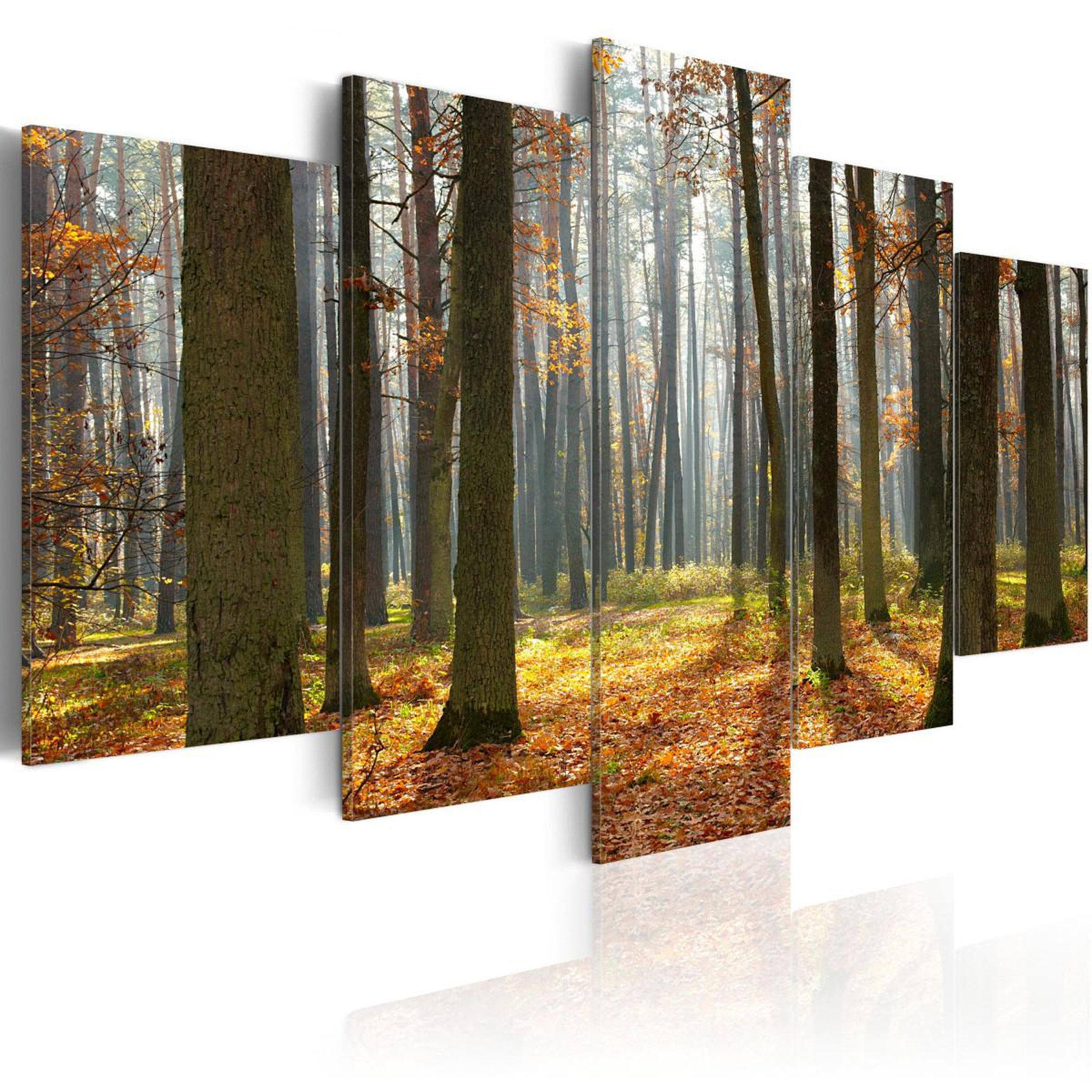 Voir la diapositive 1 : Paris Prix Tableau Imprimé  Un Joli Paysage de Forêt