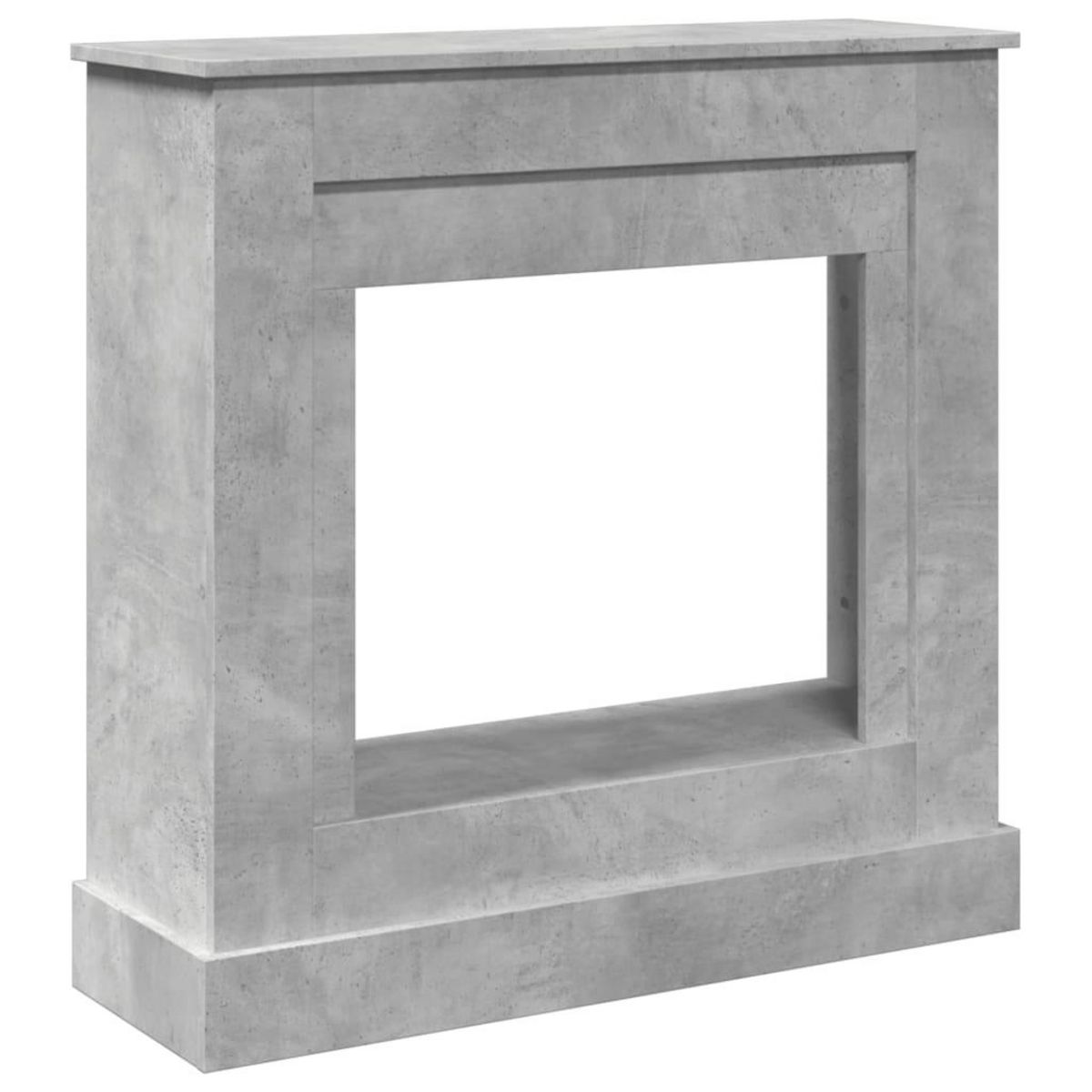 VIDAXL Cadre de cheminee gris beton 90x30x90 cm bois d'ingenierie