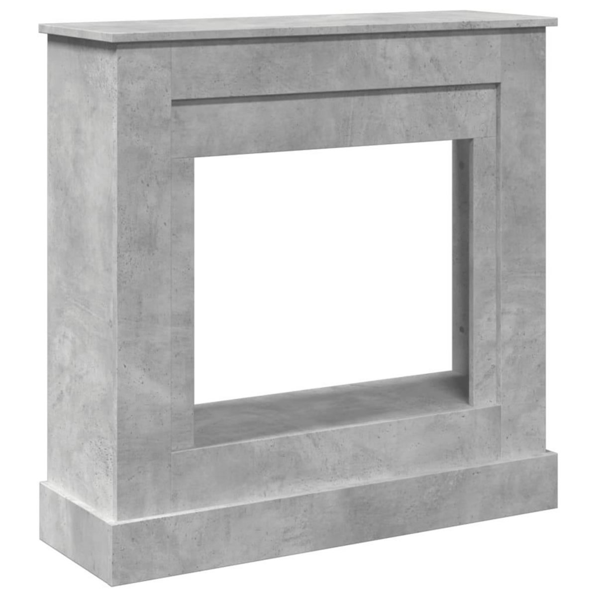 VIDAXL Cadre de cheminee gris beton 90x30x90 cm bois d'ingenierie