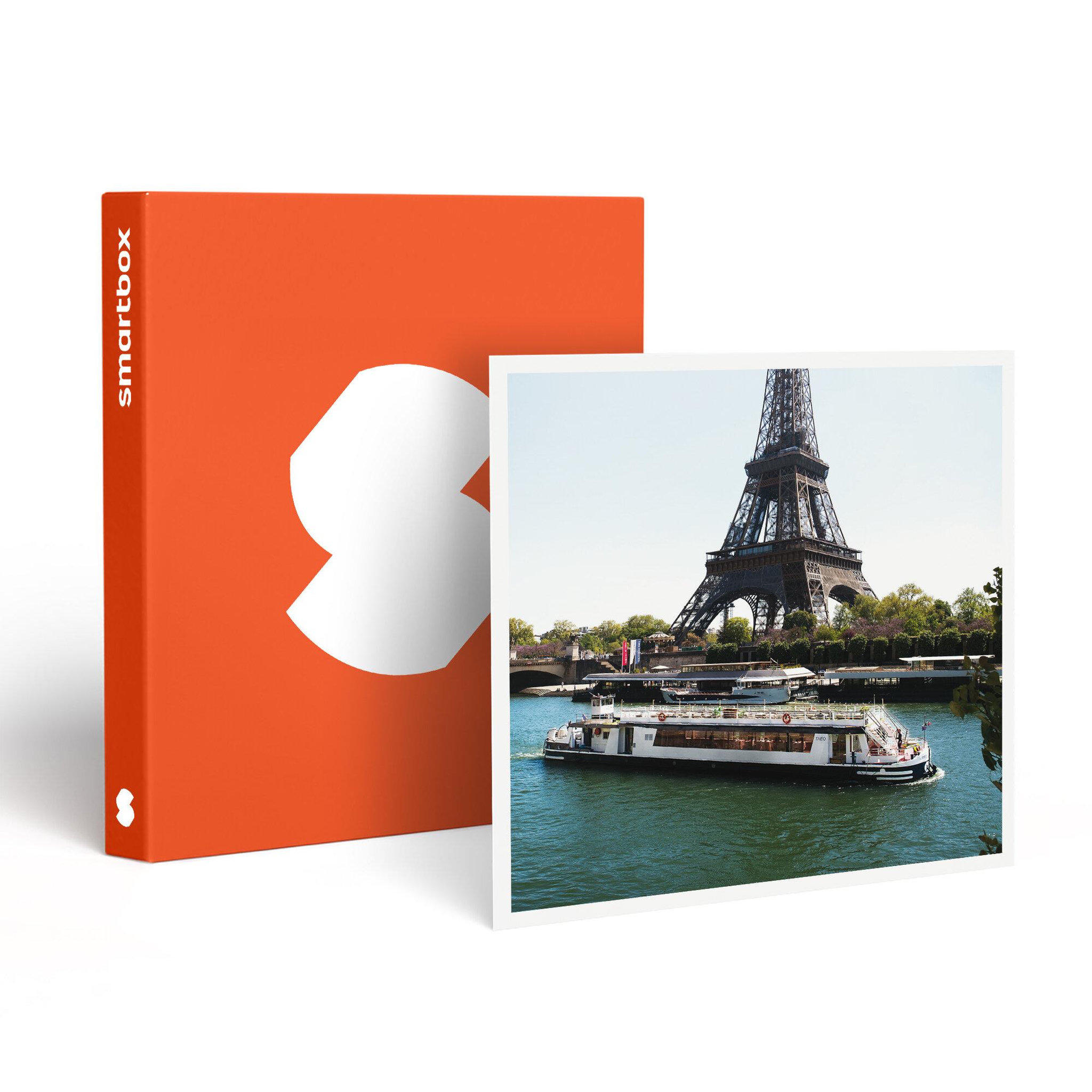 Smartbox Croisière sur la seine : 2h avec dîner italien 3 plats - coffret cadeau multi-thèmes