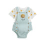 Voir la diapositive 1 : Petit Béguin Ensemble salopette bébé en gaze de coton et t-shirt Elio