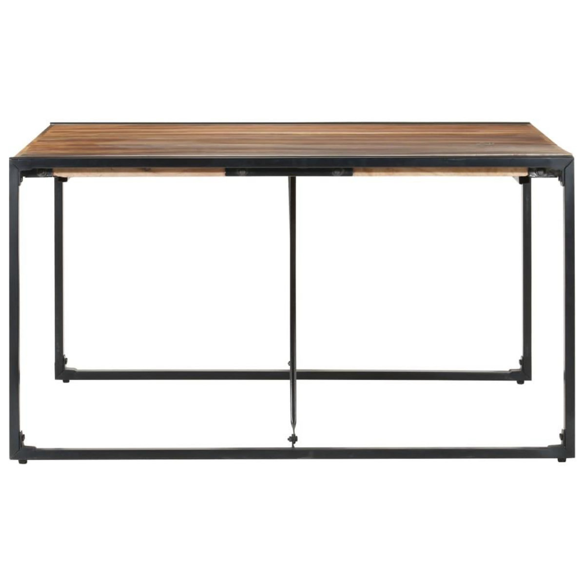 VIDAXL Table a manger 140x140x75 cm bois massif