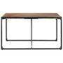 Voir la diapositive 3 : VIDAXL Table a manger 140x140x75 cm bois massif