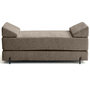 Voir la diapositive 1 : BEST MOBILIER Brescia - banquette 3 places convertible en tissu velours relief