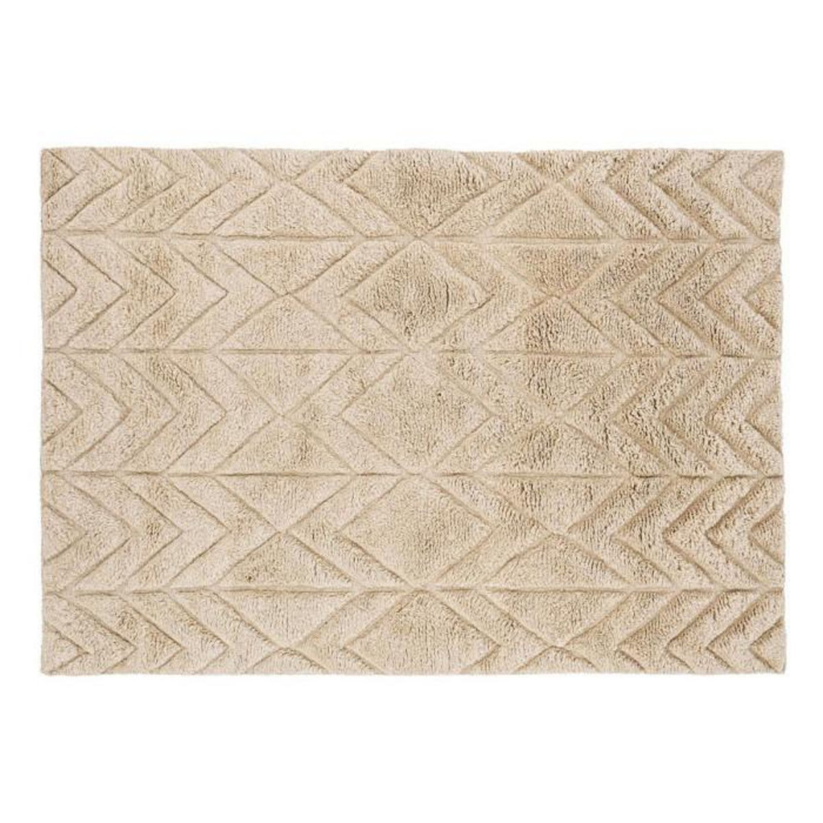 Paris Prix Tapis Déco en Laine  Zoe  160x230cm Beige