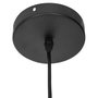 Voir la diapositive 3 : ATMOSPHERA Suspension Noire  Zania  en métal filaire Hauteur 52 cm Atmosphera
