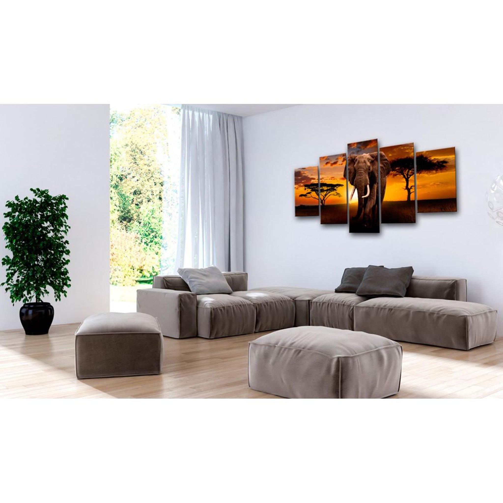 Voir la diapositive 2 : Paris Prix Tableau imprimé  the savannah king