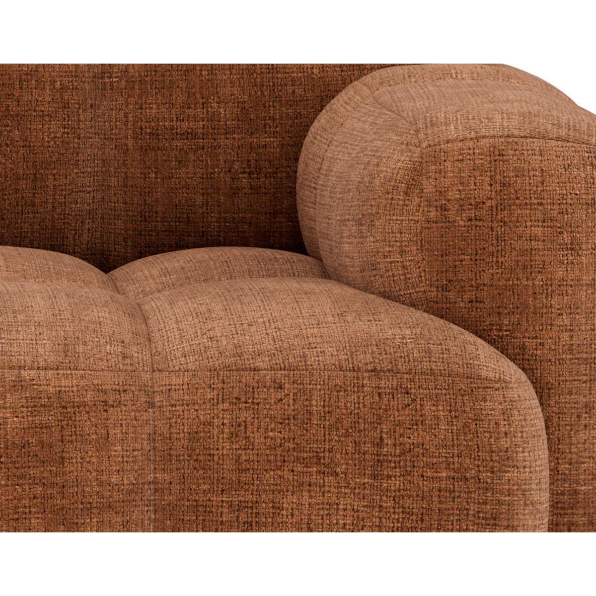 LISA DESIGN Grace - canapé modulable 2 places en velours texturé