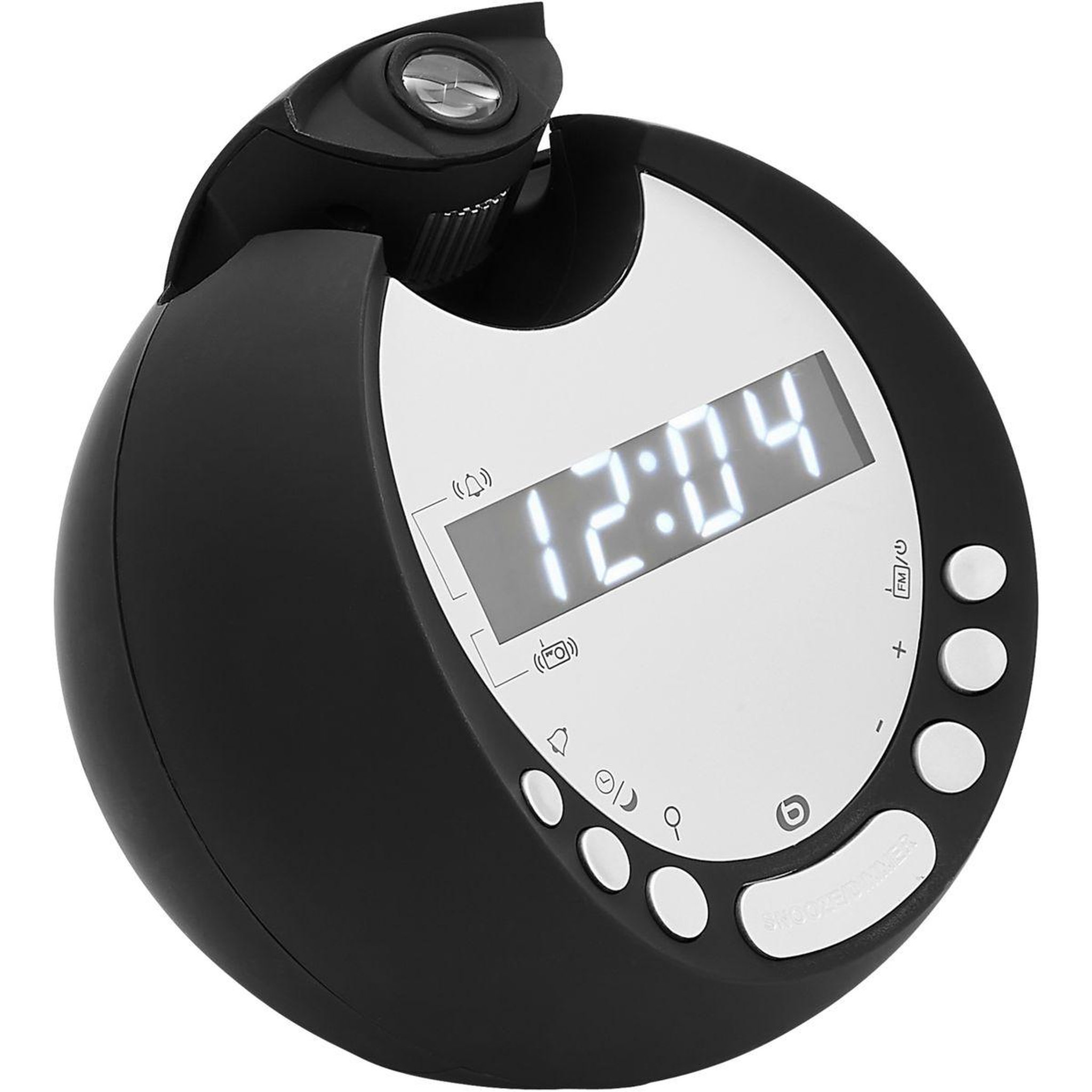 Voir la diapositive 1 : ESSENTIEL B Radio réveil RRVP-100 Noir
