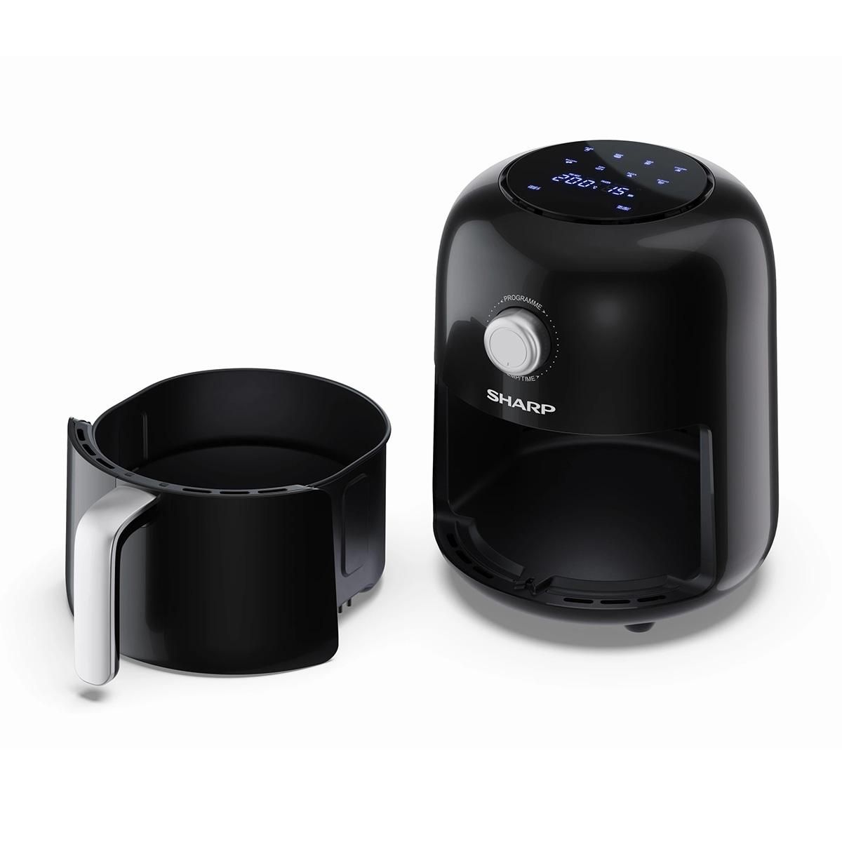 Sharp Friteuse sans huile 4l 1300w noir - af-gs404ae-b