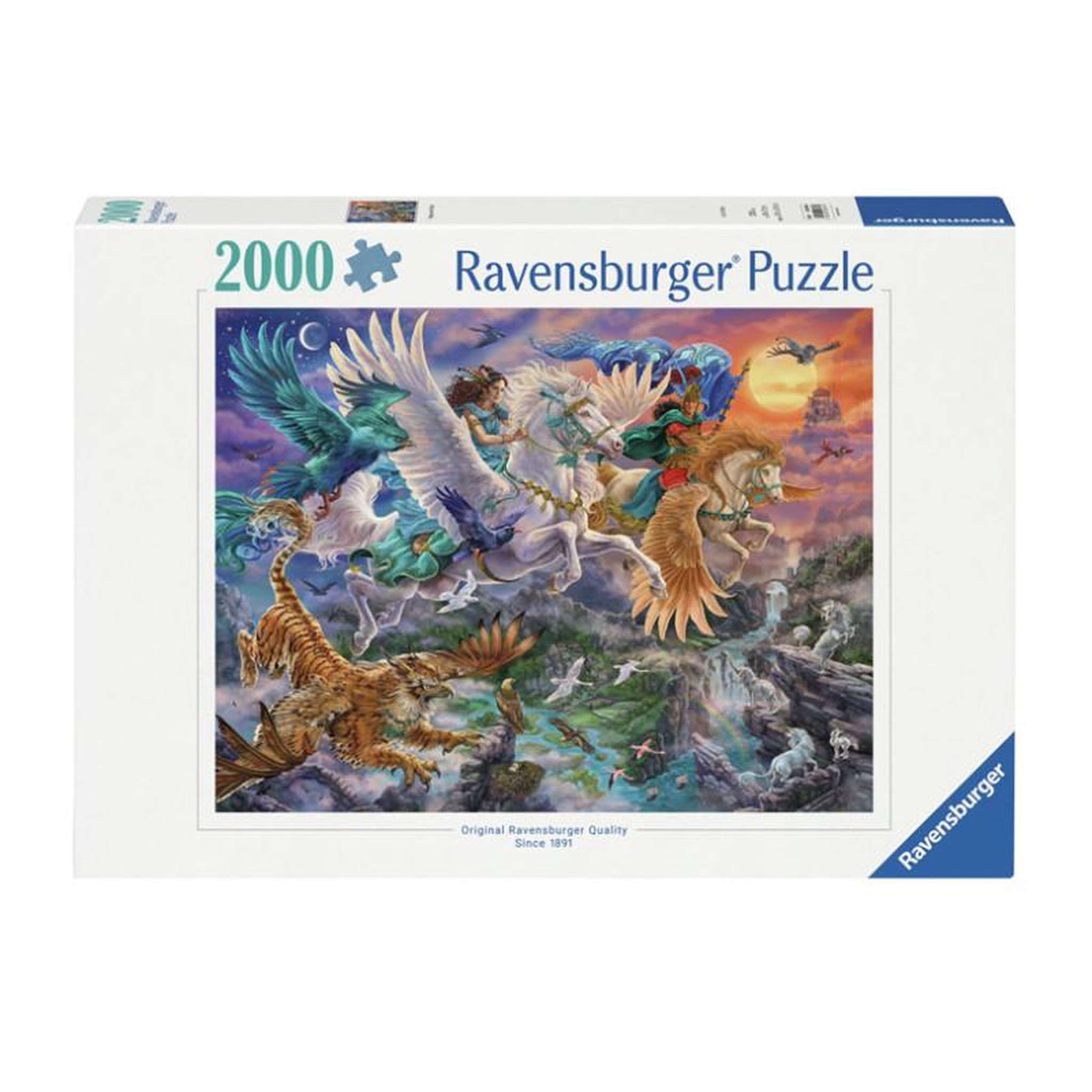 RAVENSBURGER Ravensburger - Jigsaw puzzle Auf Dem Pegasus Durch Die Lufte, 2000pcs. 12000806 4