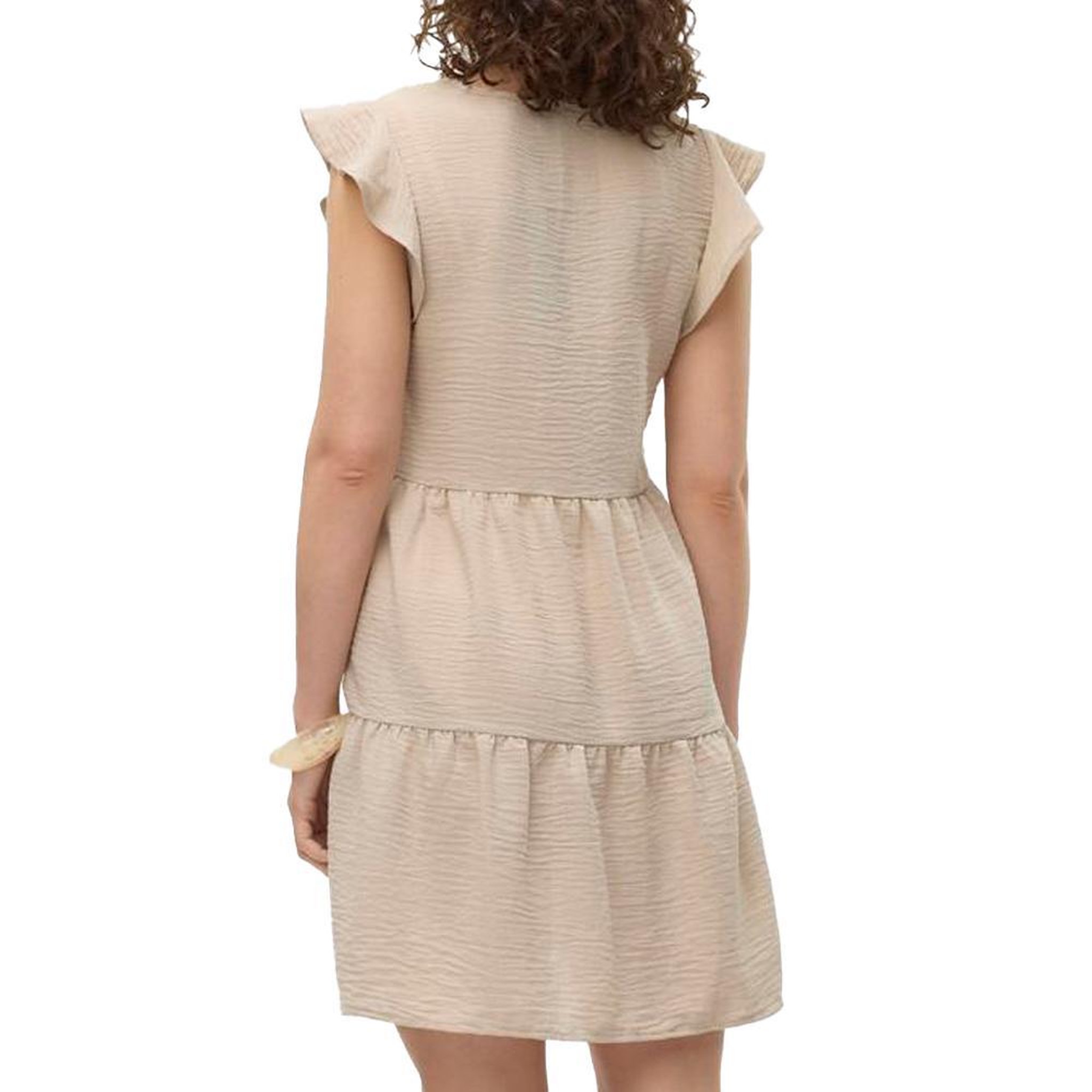 Voir la diapositive 2 : Vero Moda Robe Beige Femme Vero Moda Kita