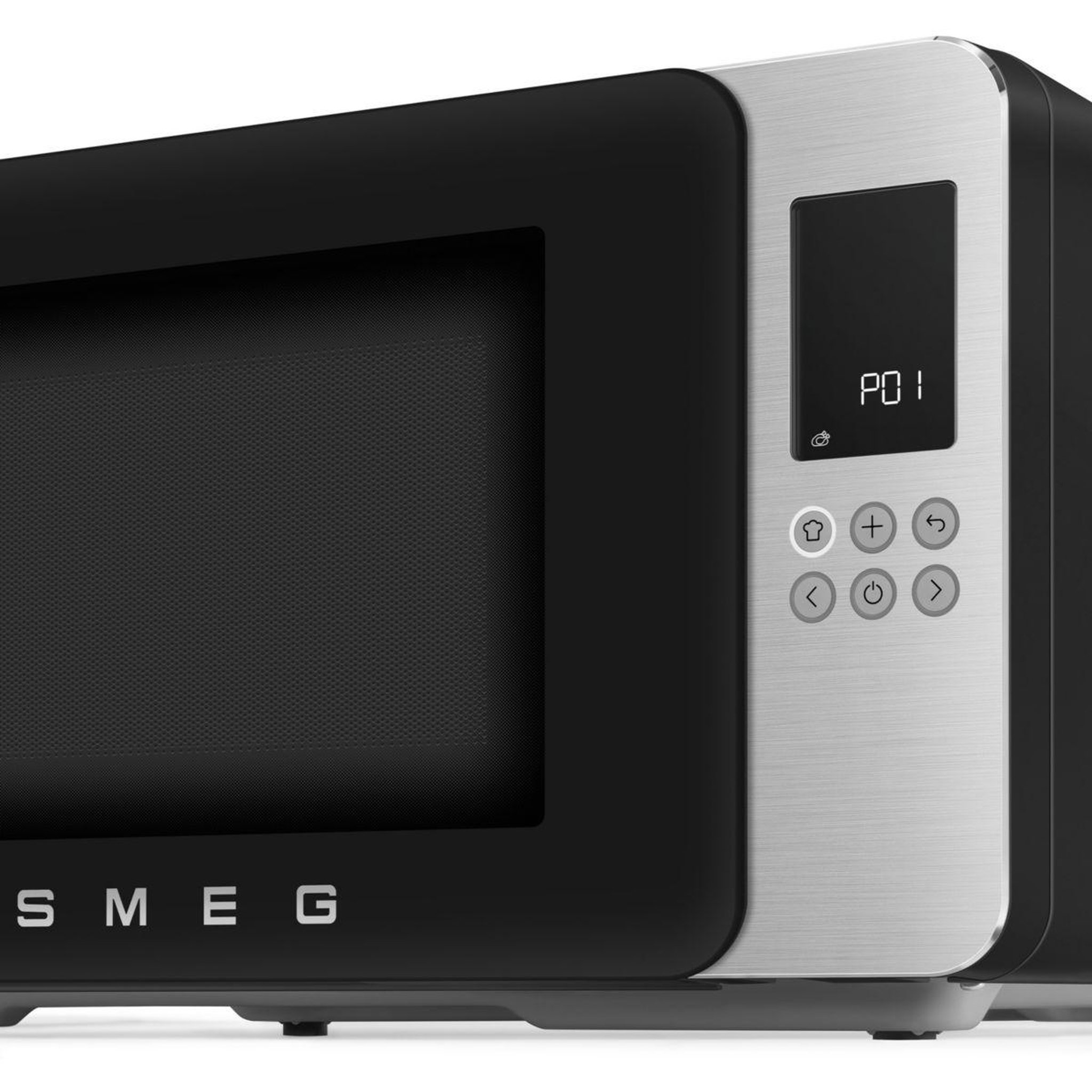 Voir la diapositive 4 : SMEG Micro ondes grill moc01blmeu