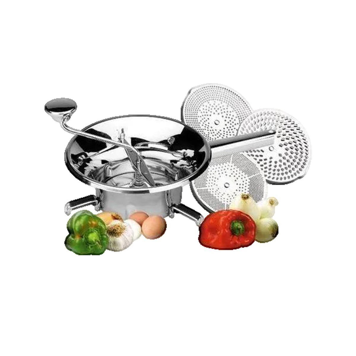 Lacor Moulin à légumes Lacor 24 cm 3 disques en acier inoxydable