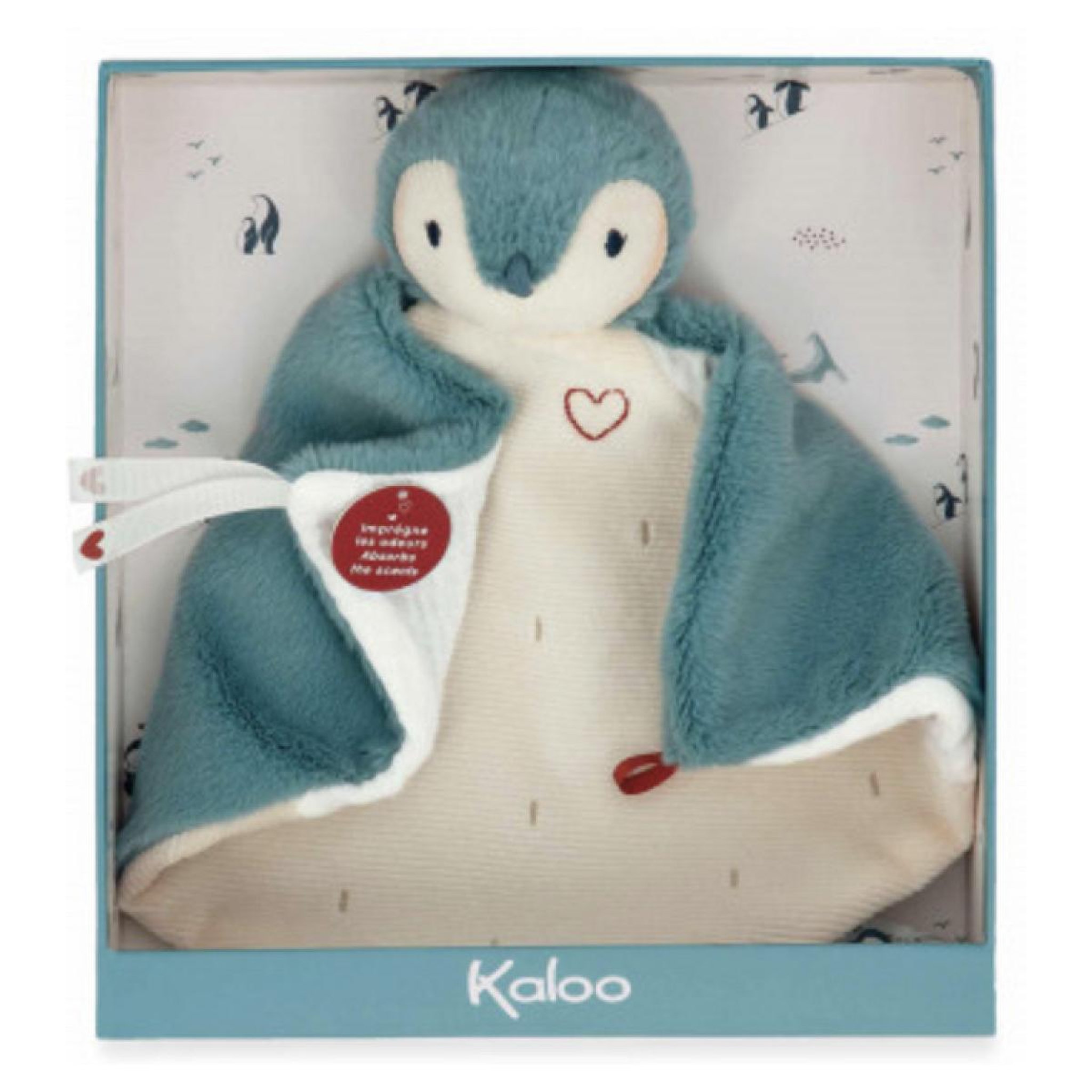 Voir la diapositive 2 : Kaloo Doudou manchot - vert -
