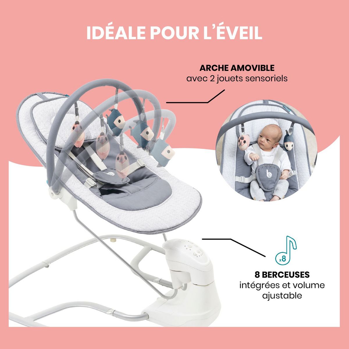 BABYMOOV Balancelle multifonctions Swoon Light 