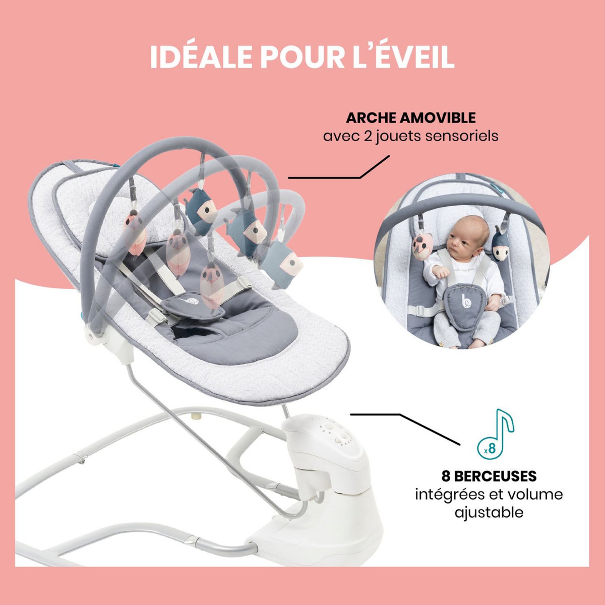 BABYMOOV Balancelle multifonctions Swoon Light 