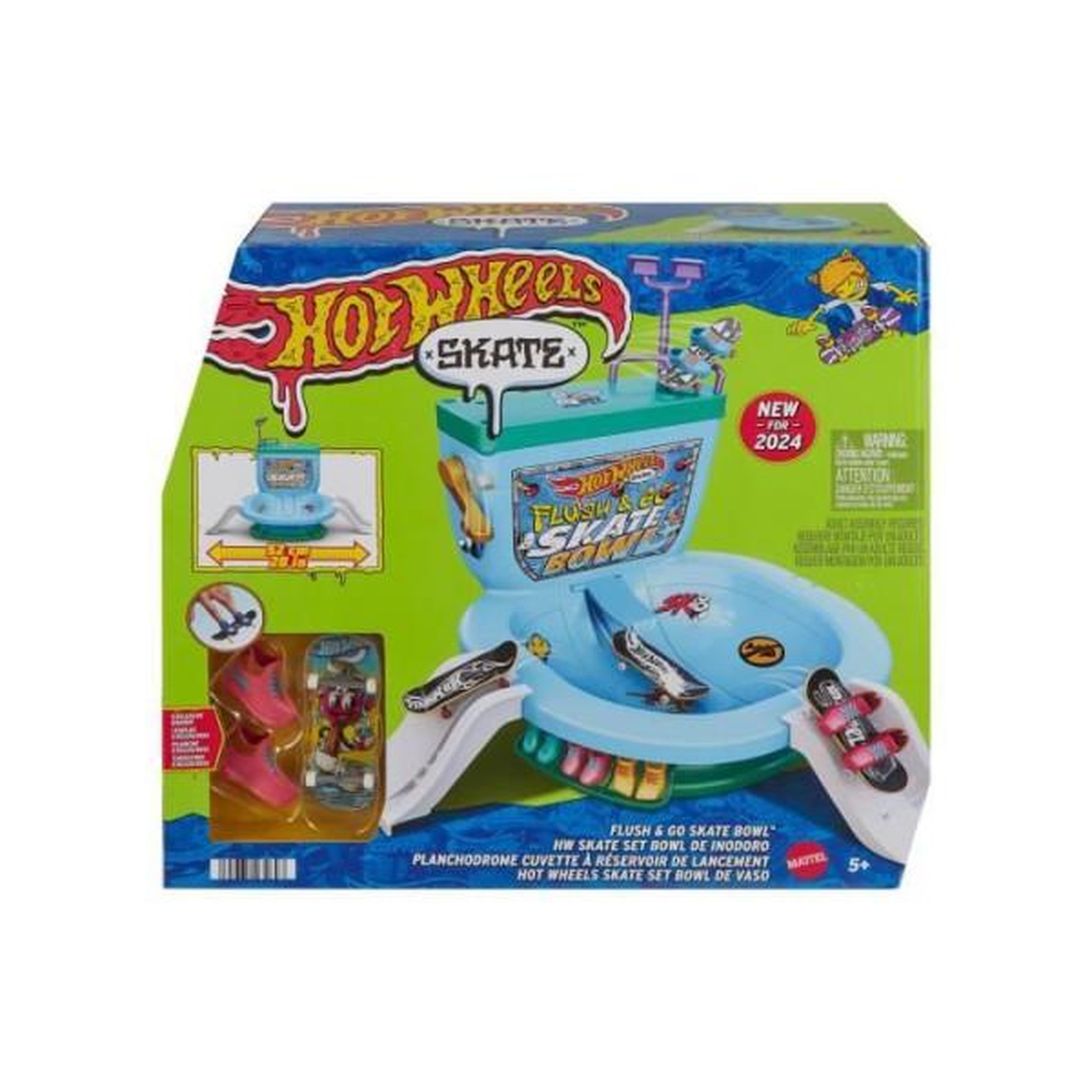 Voir la diapositive 6 : Hot Wheels Hot wheels skate-tirez la chasse : c'est parti !-coffret fingerboard hxl16