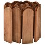 VIDAXL Rouleaux de bordure 3 pcs 120 cm bois de pin impregne