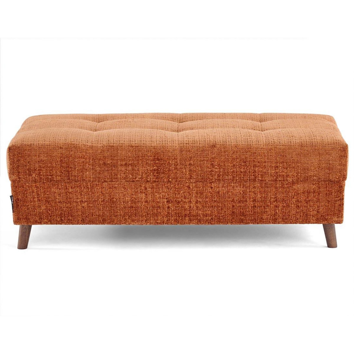 LISA DESIGN Rune - pouf en velours texturé