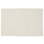 GUY LEVASSEUR Tapis de bain déco uni en coton 50x80cm